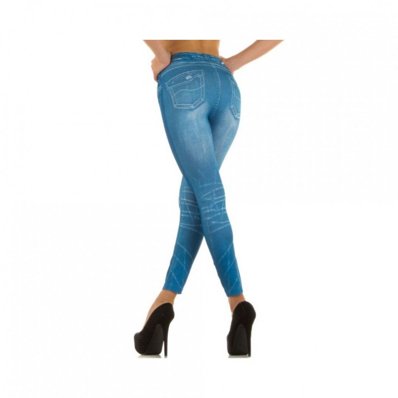Ximanyi Jeans Print Leggings SS-LM1018ZBl-ru