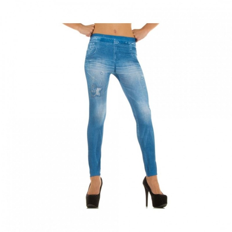Ximanyi Jeans Print Leggings SS-LM1111ZBl-ru