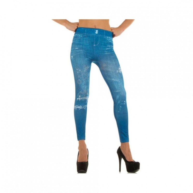 Ximanyi Jeans Print Leggings SS-LM941ZBl-ru