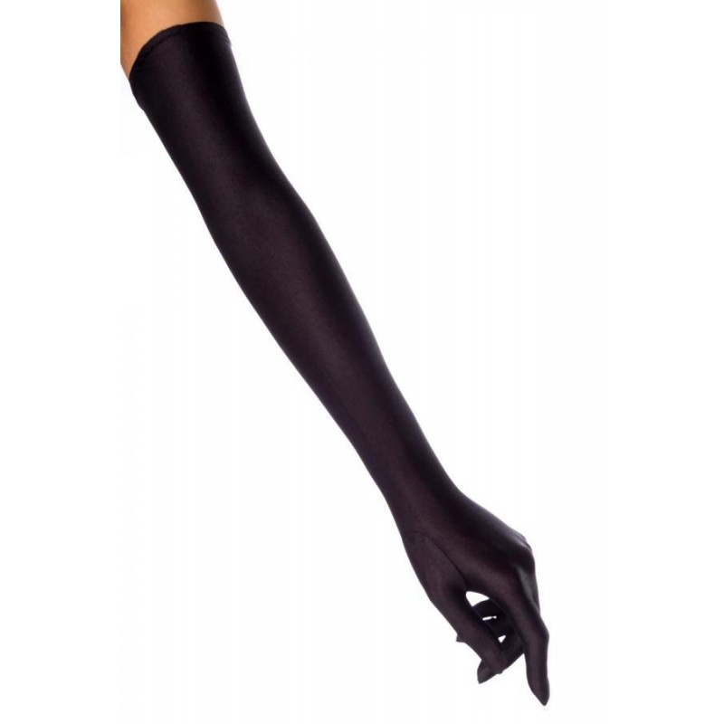 Extra Long Satin Gloves 10372B-ru