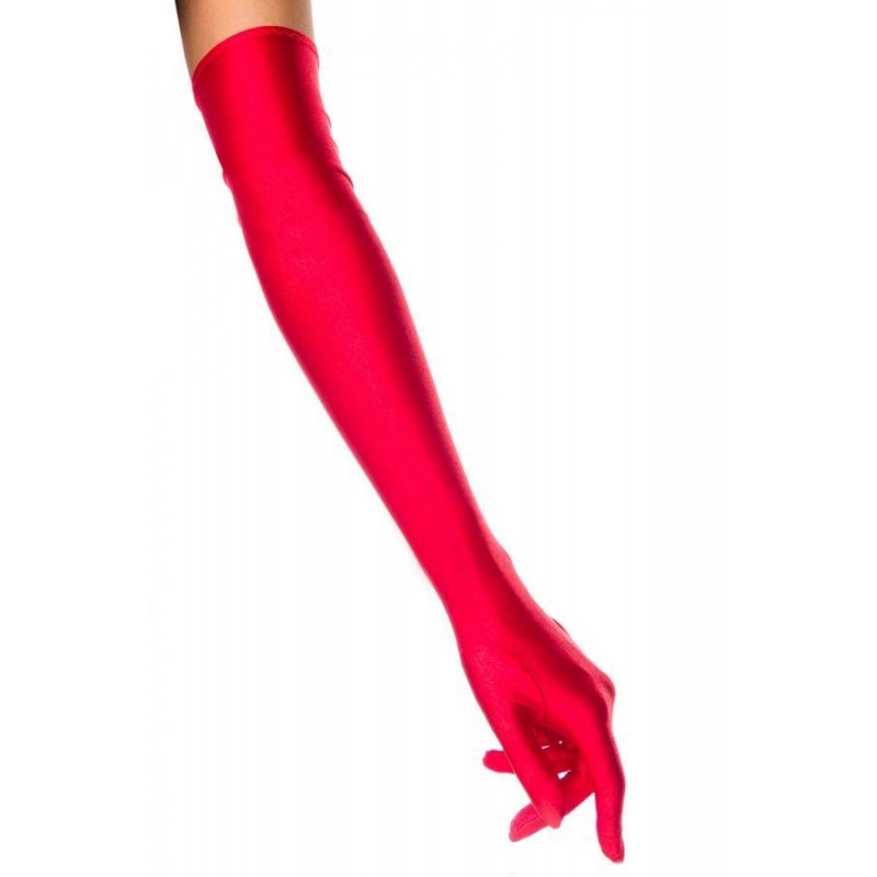 Extra Long Satin Gloves 10372R-ru