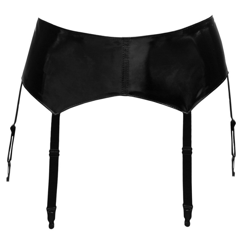 Black Level Vinyl Suspender Belt 28701501052B-E-ru