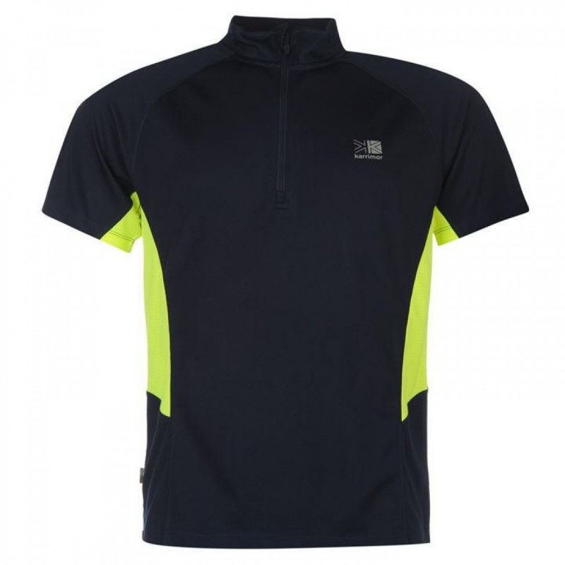 Karrimor Zipped Short Sleeved T Shirt 451989B-E-ru