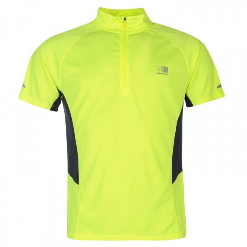 Karrimor Zipped Short Sleeved T Shirt 451989Y-E-ru