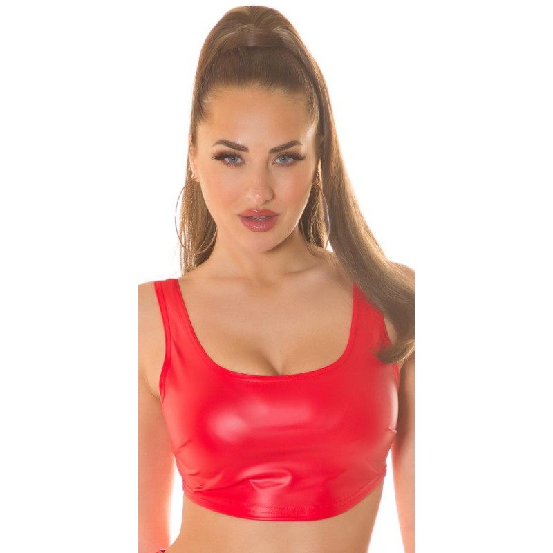 KouCla Wetlook укороченная майка 0000T207161R-ru