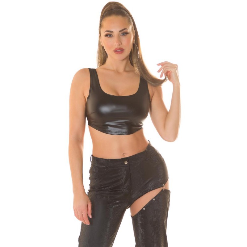 KouCla Wetlook укороченная майка 0000T207161B-ru