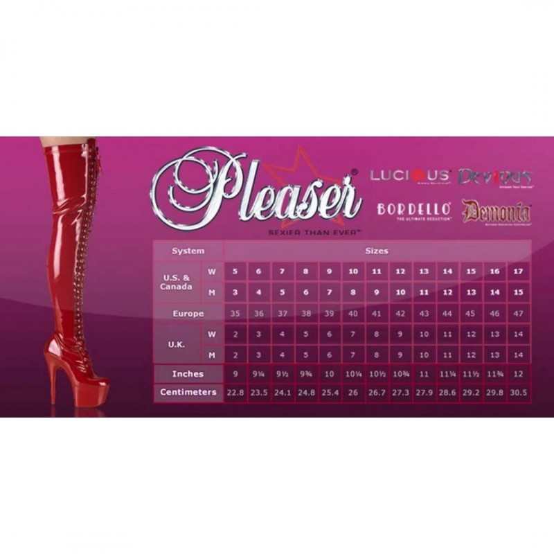Pleaser DELIGHT-600-11 ботильоны на платформе DEL600-11/B/M-E-ru